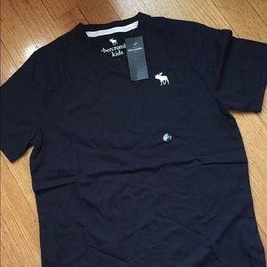 Boys Abercrombie Navy Shortsleeve Shirt